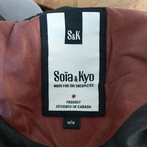 Soia & kyo s&k Medium red leather jacket